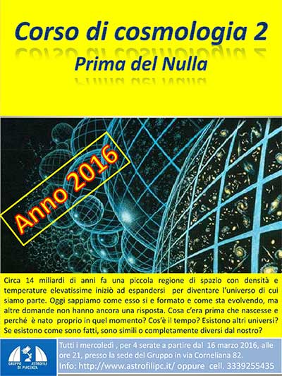 corso cosmologia 2016